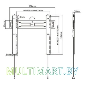 Кронштейн MAUNFELD MTM-3255FS картинка 9